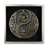 Dao Glass 3D Yin-Yang Look Wall Art In Silver Wooden Frame